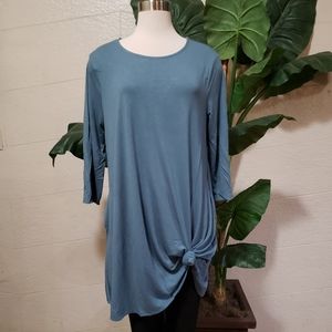 Light Blue Tunic w/ Pockets NWOT